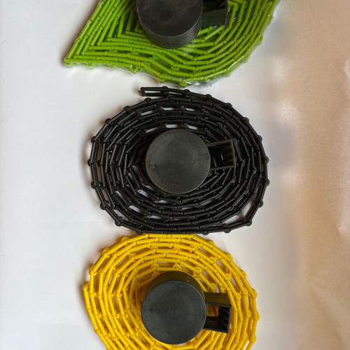 Roll Expansion background mechanisms like new, set of 3 chains and 3 rollers