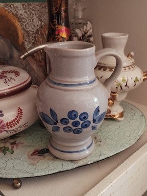 Vintage decorative ceramic jug like new, German