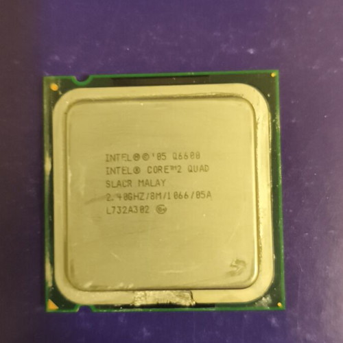 Intel Core 2 Quad processor used, fully functional