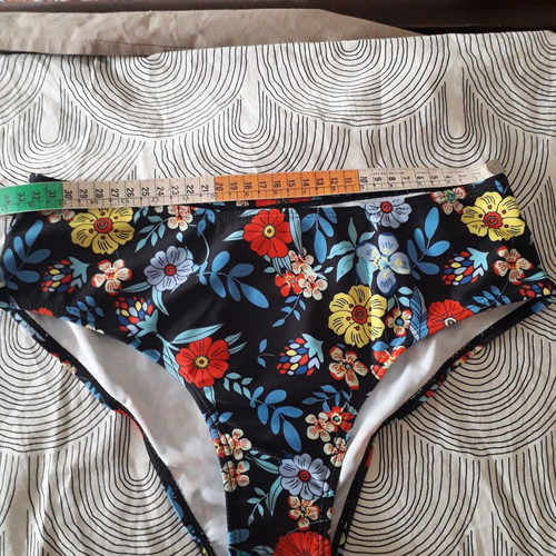 Box Now swimsuit high-waisted floral bikini new, size S
