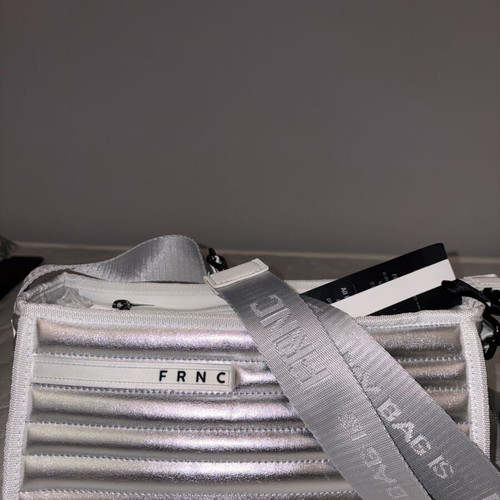 FRNC crossbody bag new, silver