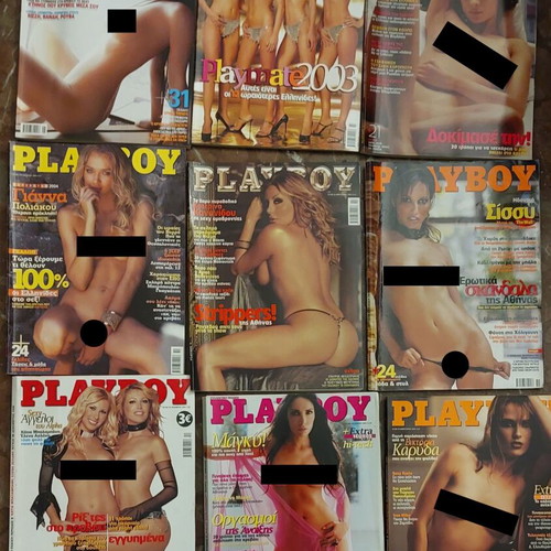 Playboy magazine collection like new, 75 issues plus Maxim, Nitro, Penthouse
