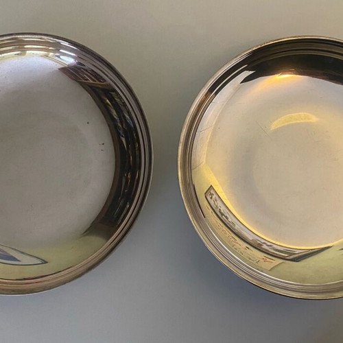 Set of 2 silver plated WM A. Rogers bowls used, vintage