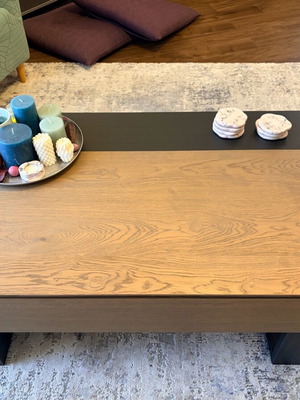 Anouk Coffee Table like new, olive wood with serving mechanism