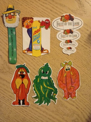 Συλλογή σελιδοδεικτών και ετικετών χαρτινών μεταχειρισμένων 80ς/90ς BBΦ