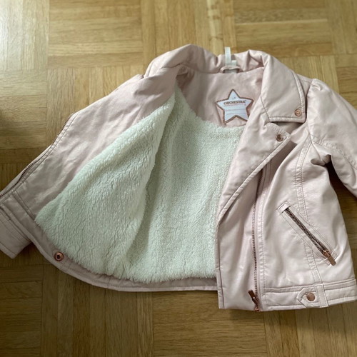 Orchestra jacket used, light pink iridescent, 92 cm