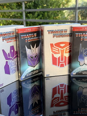 Συλλογή Transformers G1 DVD μεταχειρισμένη, πλήρεις σεζόν 1-4