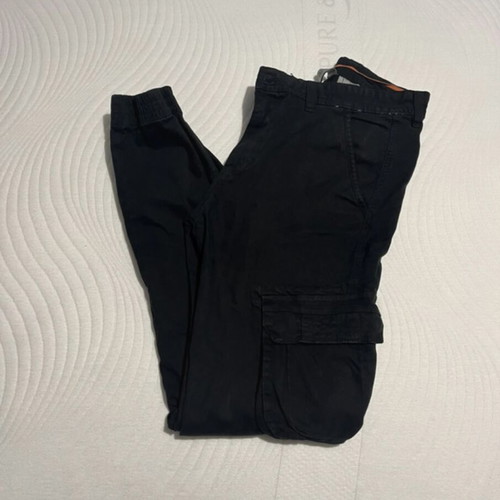 Cargo pants black refurbished, size XS