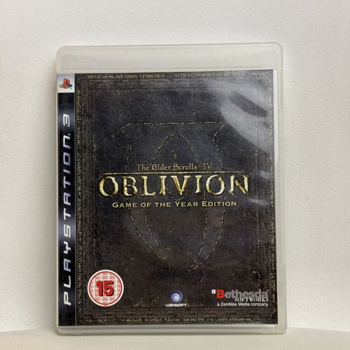 The Elder Scrolls Oblivion GOTY PS3 used action adventure game