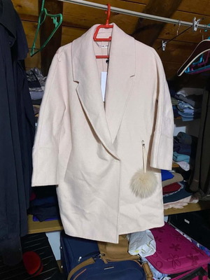Vero Moda coat new, size L, white cream