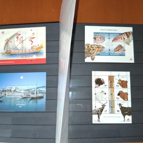 Portuguese stamps and first day covers in 32-page album new