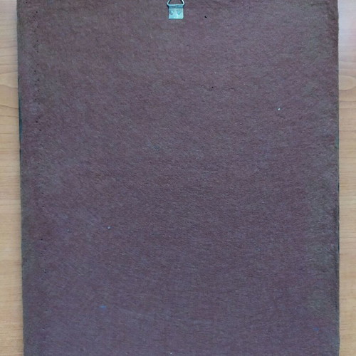 Sigmund Freud copper portrait used with inscription