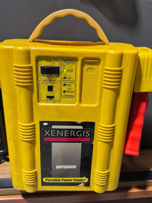 Professional battery starter used, very powerful
