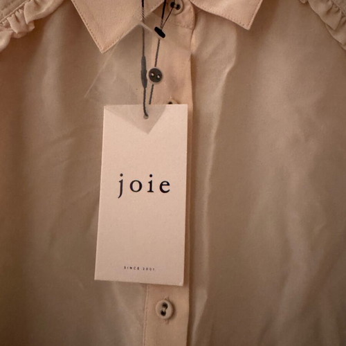 Joie Silk Shirt new, size Large, beige