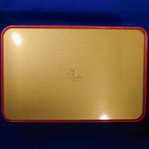 Rare French collectible Fourrés metal jewelry box like new