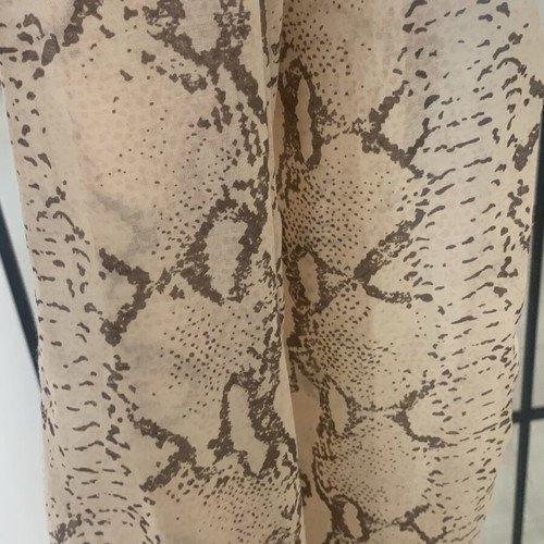 Beige Animal Print Scarf like new