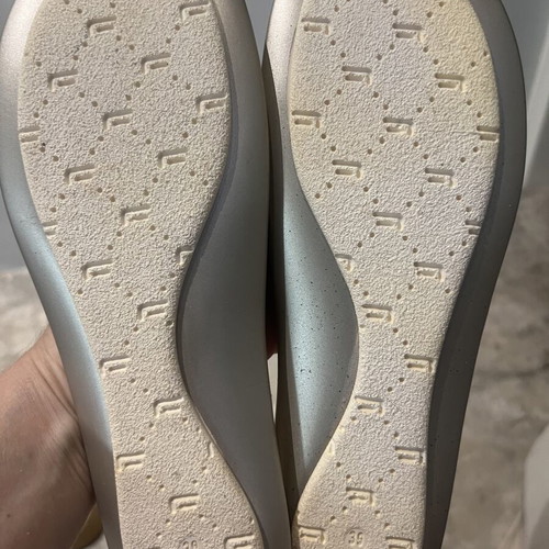 Fornarina gold sandals size 39, new