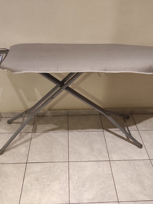 Large folding ironing board used