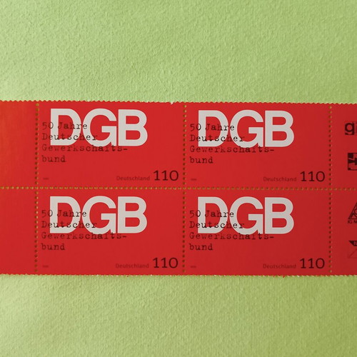 1999 German stamp block with Bonn first day cover