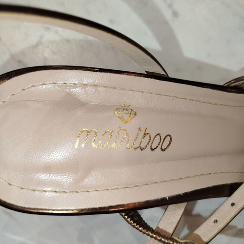 Mairiboo for Envie bronze sandals, new, size 42