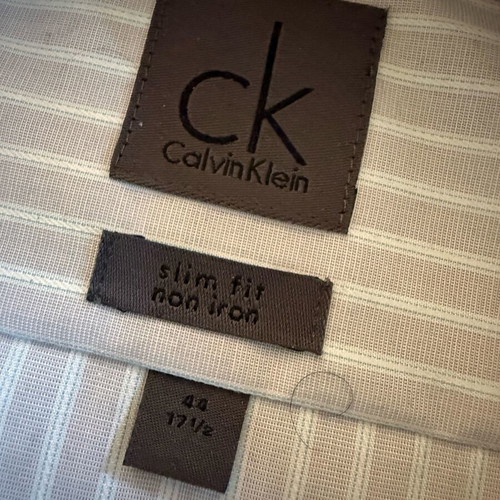 Calvin Klein men's shirt 100% cotton slim fit new, multicolor