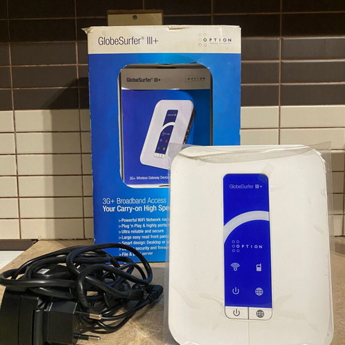 Option GlobeSurfer III+ WiFi router new, powerful