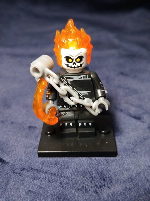 Ghost Rider Marvel bricks like new, not Lego