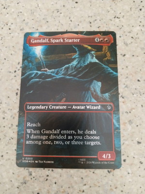 Gandalf, Spark Starter Magic the Gathering foil card