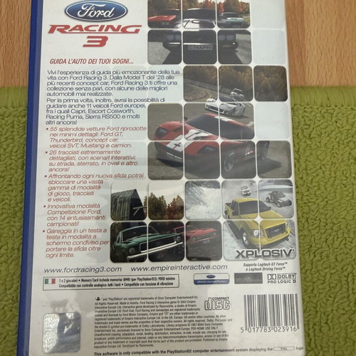 Ford Racing 3 PS2 game