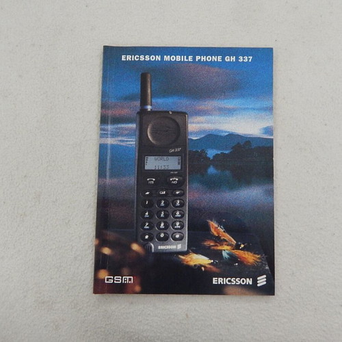 Ericsson Mobile GH 337 user manual