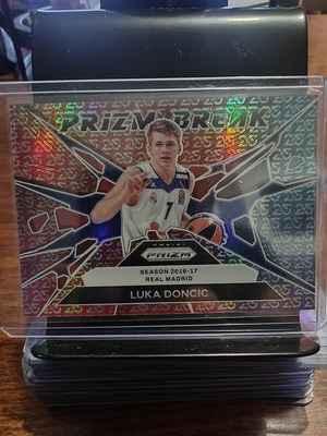 Luka Dončić 2024-25 Panini Prizm EuroLeague Basketball card