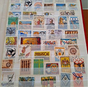 Συλλογή γραμματοσημων από 17+ χώρες