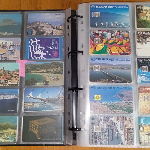 Ote phone card collection like new, 348 cards with album