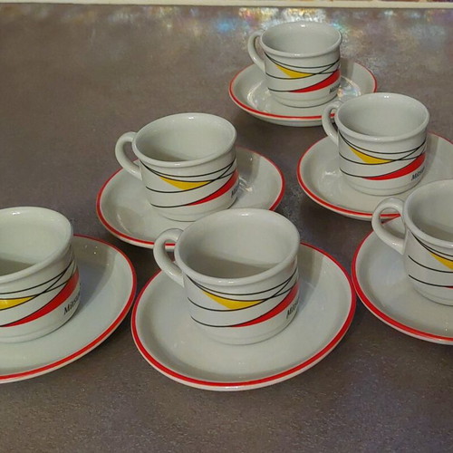 Coffee cups like new, German porcelain NIDA