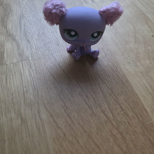 Littlest Pet Shop 2511 Panda Bear used purple pink fuzzy