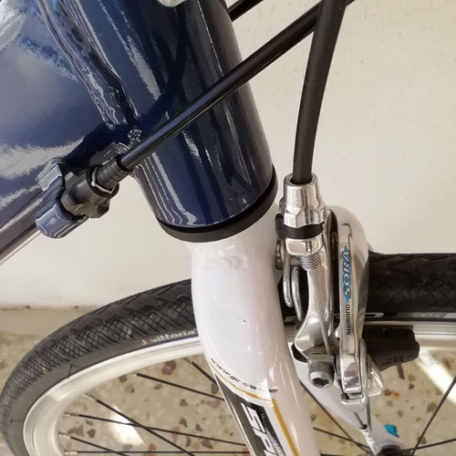 Handmade road bike new, blue, 700c wheels, V-brakes, gears