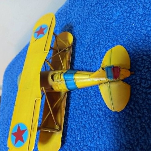 Metal Airplanes used, set of 2