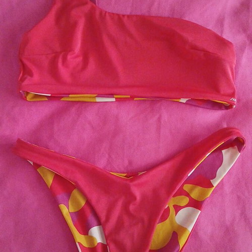 Sloggi Women's Reversible Swimsuit like new, multicolor, size M