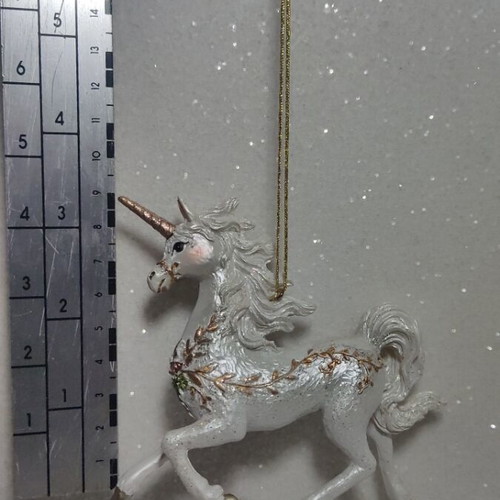 Unicorn hanging ornament