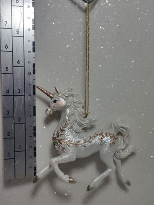Unicorn hanging ornament
