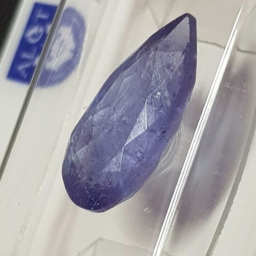 Natural Tanzanite 3.52 ct ALGT Pear Cut, Tanzania