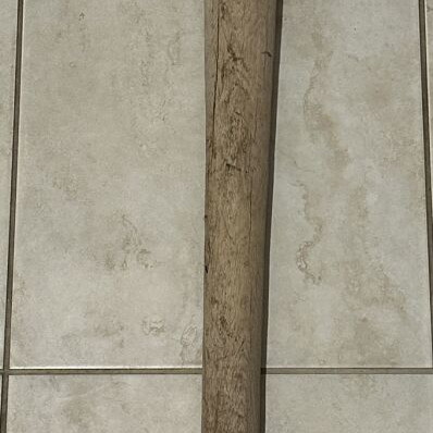 Very old wooden mallet 92x15cm