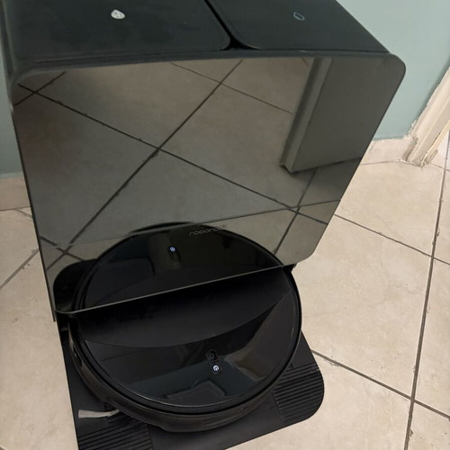 Roborock Saros 10R robot vacuum with mop and self-cleaning station