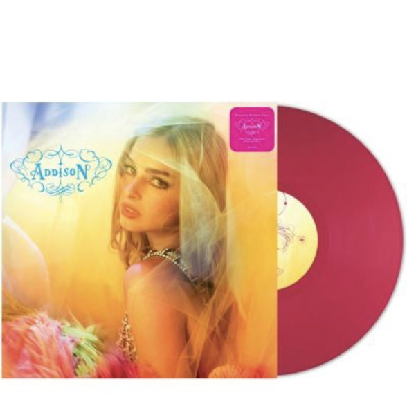 Addison Rae Vinyl Record Magenta Colour new sealed