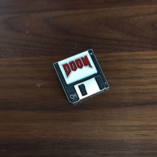 Official Doom Video Game Pin like new