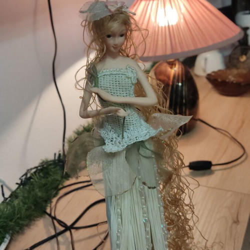 Vintage doll 37cm height like new, decorative