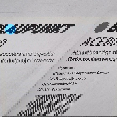 BLAUPUNKT θήκη μεταφοράς ACE800 καινούργια για πατίνι/σκούτερ