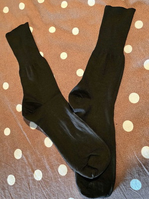 Thin brown socks size 40-42 with high elastic