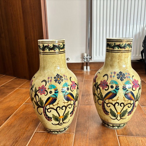 Ceramic vases vintage used