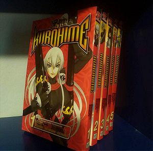 Kurohime Manga Volumes 1–5